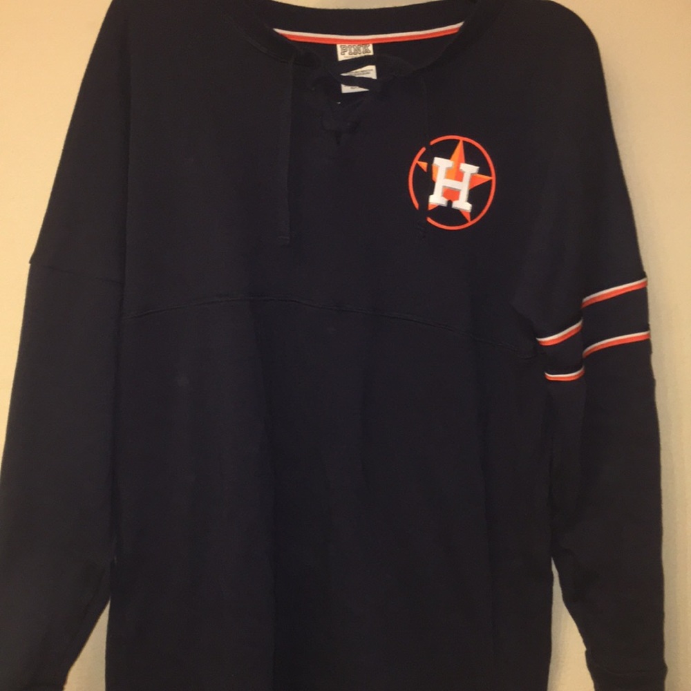 Astros pink sweater